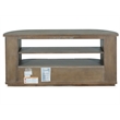 Magnussen Home Bosley Lt. Brown Porpoise Demilune Console
