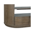 Magnussen Home Bosley Lt. Brown Porpoise Demilune Console