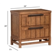 Magnussen Home Conway Honey Wheat Drawer Nightstand