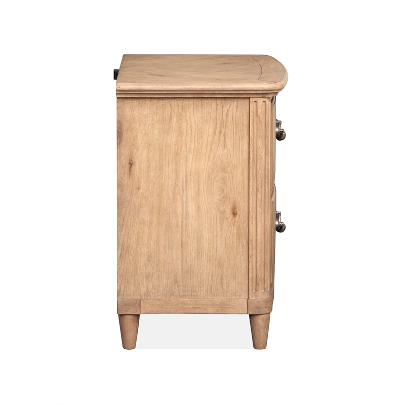 Magnussen Home Harmony Heights Drawer Nightstand in Belgium Wheat