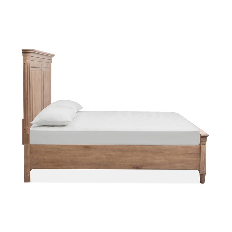 Magnussen Home Harmony Heights Queen Panel Bed in Belgium Wheat