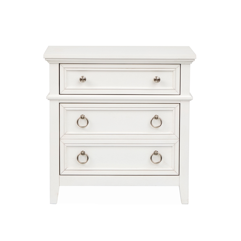 Magnussen Home Juniper Hill Drawer Nightstand in Whisper White