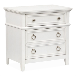 Magnussen Home Juniper Hill Drawer Nightstand in Whisper White