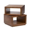 Magnussen Home Newton  Square End Table in Cinnamon
