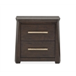 Magnussen Home Tauren  Open Nightstand in Coffee Bean