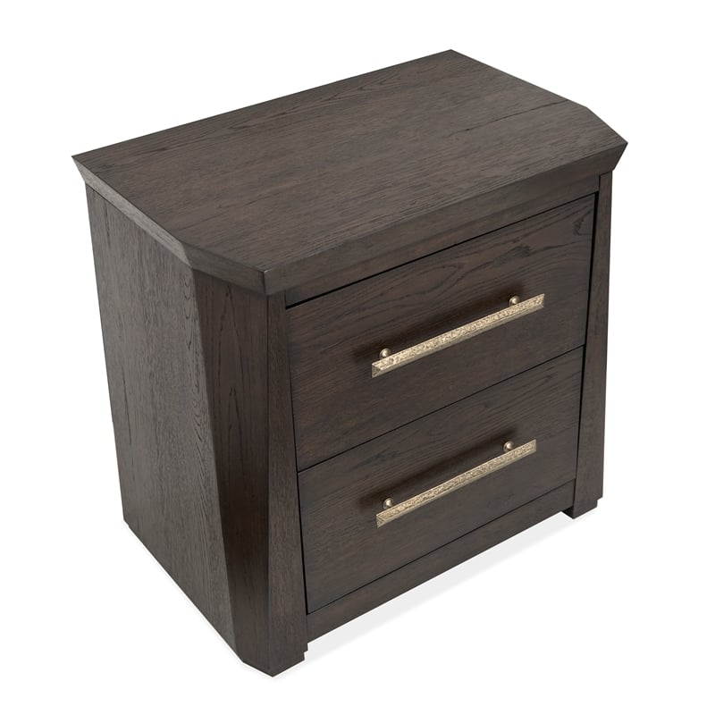 Magnussen Home Tauren  Open Nightstand in Coffee Bean