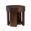Magnussen Home Holloway Oval End Table in Toasted Almond