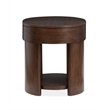 Magnussen Home Holloway Oval End Table in Toasted Almond