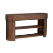 Magnussen Home Holloway Oval Sofa Table in Toasted Almond Brown