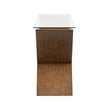 Magnussen Home Vector Rectangular Sofa Table in Russet