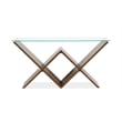 Magnussen Home Vector Rectangular Sofa Table in Russet