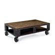 Magnussen Pinebrook Rectangular Cocktail Table in natural pine