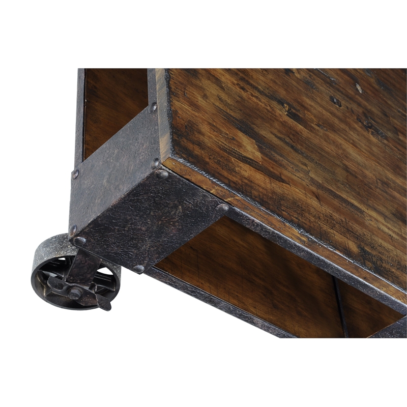Magnussen Pinebrook Rectangular Cocktail Table in natural pine