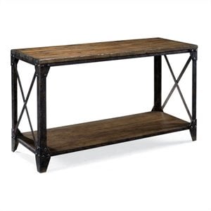 Magnussen Pinebrook Rectangular Sofa Table in Natural Pine