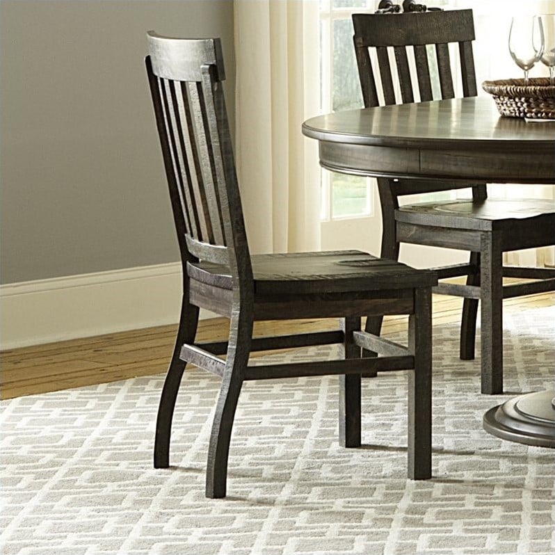 Magnussen Bellamy Dining Side Chair in Peppercorn (Set of 2)