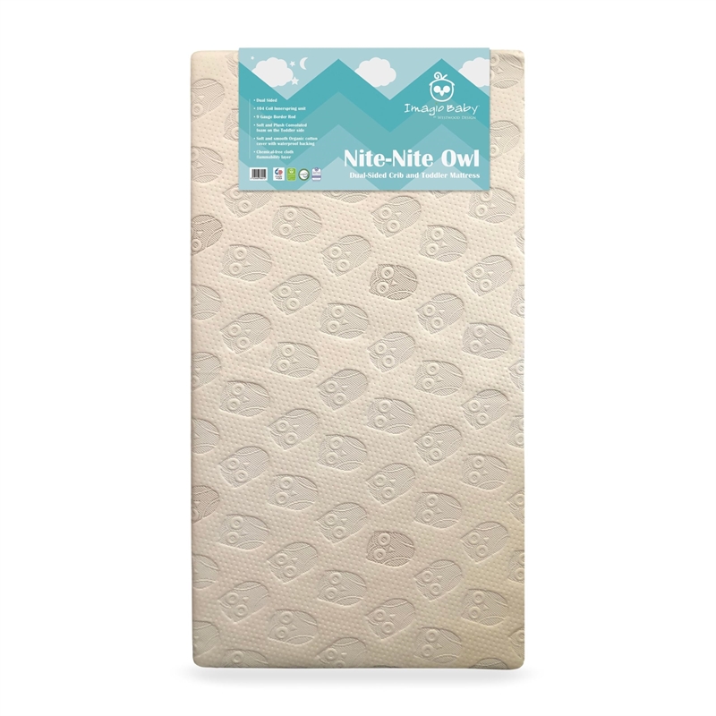 Westwood Design Mattress Fabric Nite-Nite Dual Sided Crib Mattress in Cream