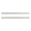 Westwood Design Olivia Traditional Wood Full Size Bed Rails in Brushed White