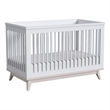 Westwood Design Rowan Modern Wood Cottage Crib in Ash Linen White Finish
