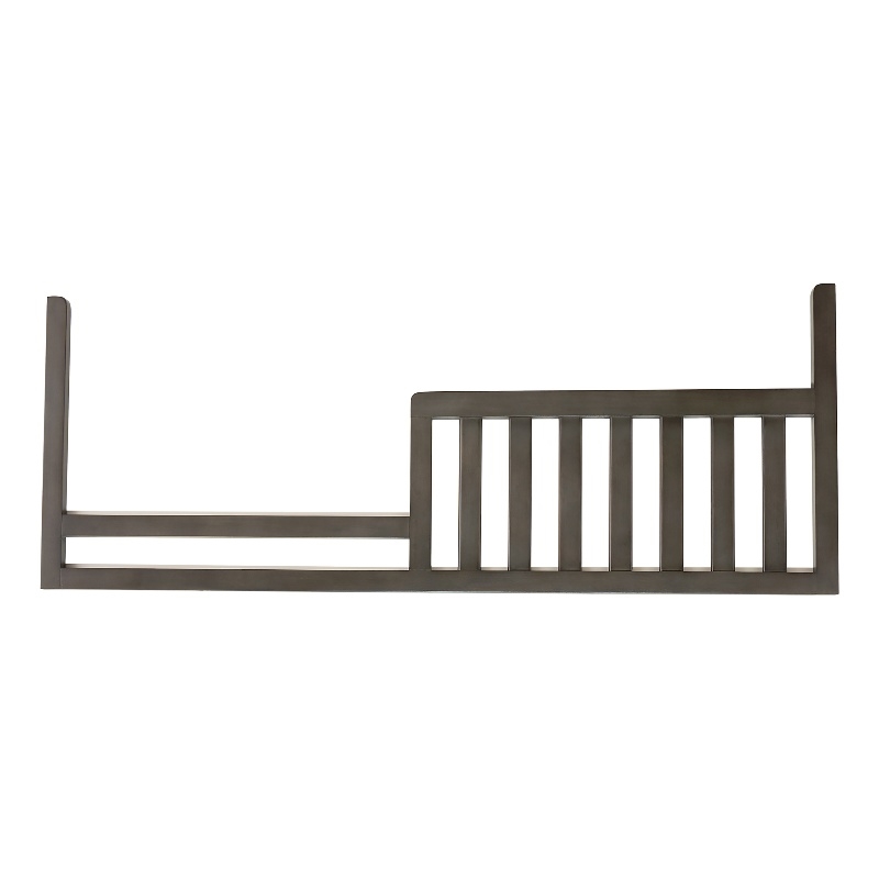 Westwood Design Taylor Farmhouse Wood Toddler Guard Rail in Dusk Gray