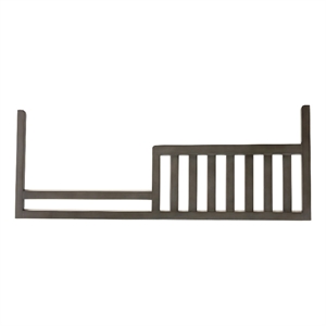 Westwood Design Taylor Farmhouse Wood Toddler Guard Rail in Dusk Gray