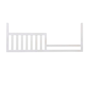 Westwood Design Taylor Farmhouse Wood Toddler Guard Rail in Sea Shell White