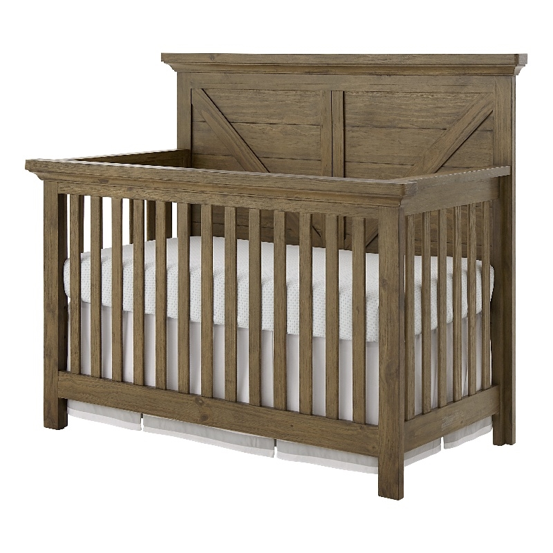 Westfield Traditional 4 in 1 Convertible Crib by Westwood Design -Harvest Brown