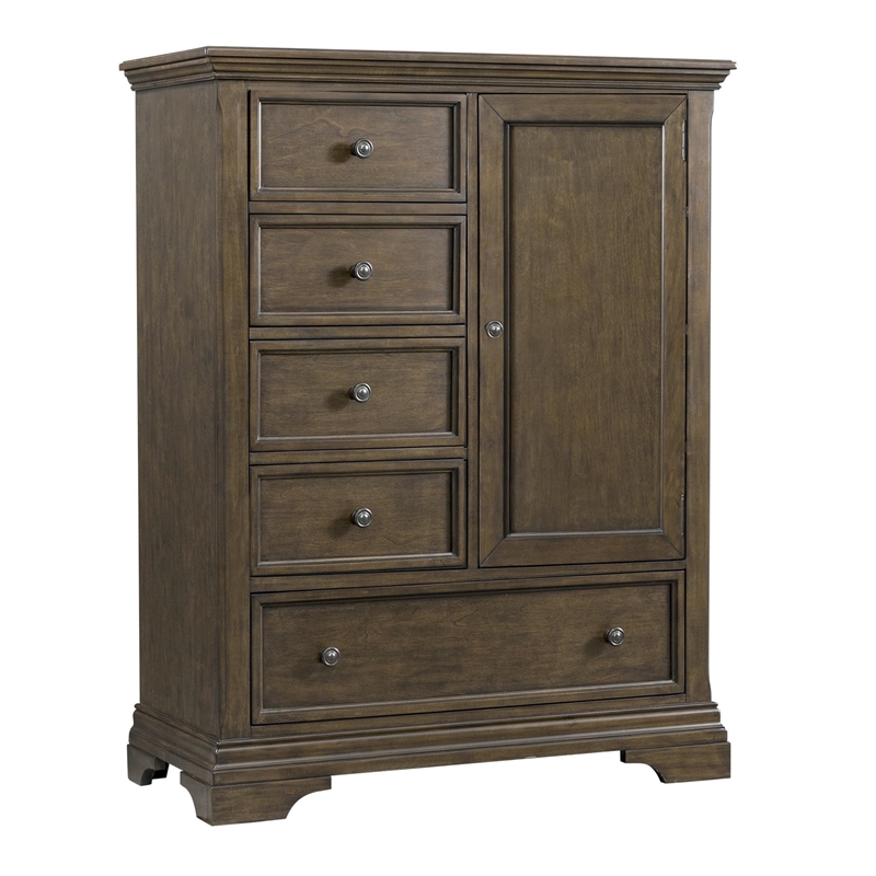 Westwood Design Olivia Wood Chifferobe Rosewood