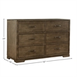 Westwood Design Dovetail 6-Drawer Dresser Graphite