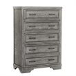 Westwood Design Foundry 5-Drawer Chest Brushed Pewter