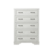 Westwood Design Foundry 5-Drawer Chest White Dove