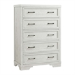 Westwood Design Foundry 5-Drawer Chest White Dove