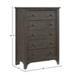 Westwood Design Taylor 5-Drawer Chest Dusk