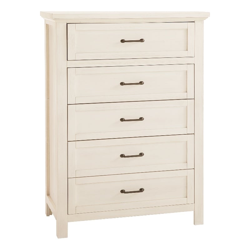Westwood Design Westfield 5-Drawer Chest Brushed White