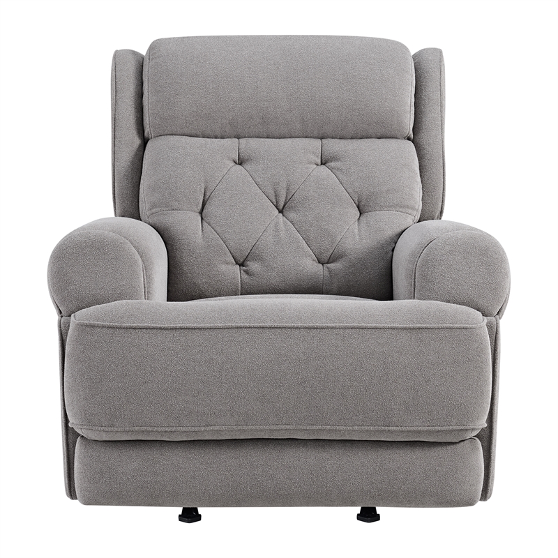 Westwood Design Abby Fabric Swivel Glider and Rocker in Slate