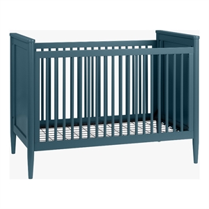 Westwood Design Modern Nursery Convertible Crib in Blue