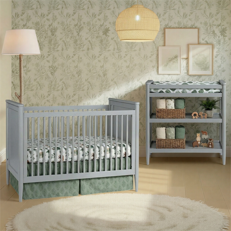 Westwood Design Modern Nursery Changing Table in Light Gray