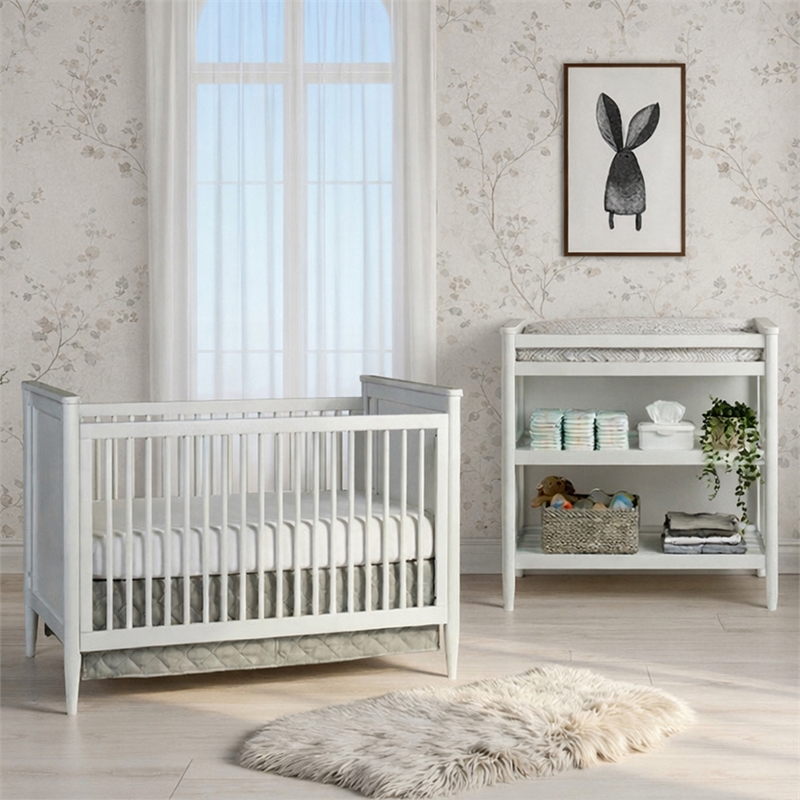 Westwood Design Modern Nursery Changing Table in White