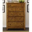 Grandpas Cabin Medium Brown 5 Drawer Chest