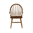 Hearthstone Ridge Dark Brown Windsor Back Arm Chair