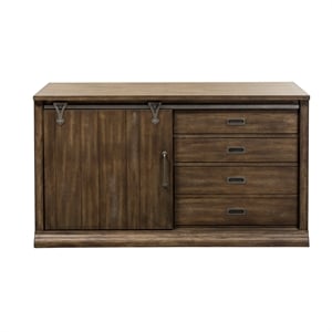 Stone Brook Medium Brown Computer Credenza