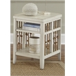 Liberty Furniture Dockside Chair Side Table - White w/ Rope End Panels