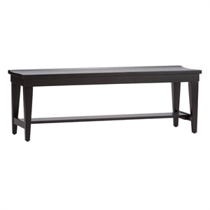Hearthstone Ridge Dark Brown Bench - Black (RTA)