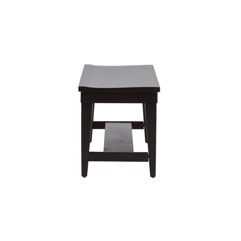 Hearthstone Ridge Dark Brown Bench - Black (RTA)
