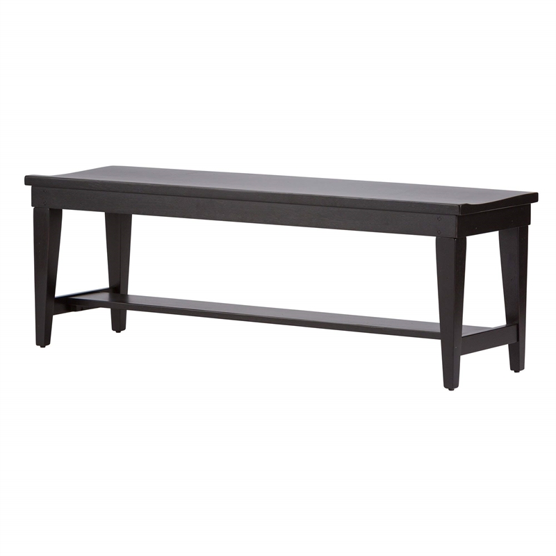 Hearthstone Ridge Dark Brown Bench - Black (RTA)