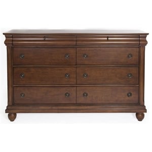Rustic Traditions Cherry 8 Drawer Dresser