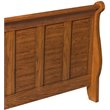 Grandpas Cabin Medium Brown Twin Sleigh Bed