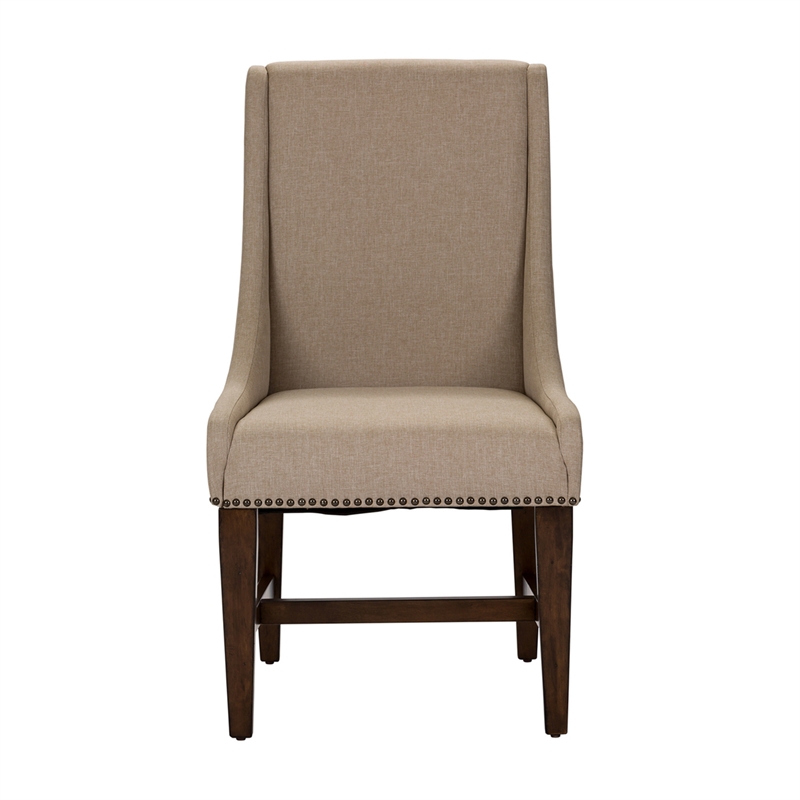 Liberty Furniture Armand 7 Piece Trestle Dining Set in Brownstone