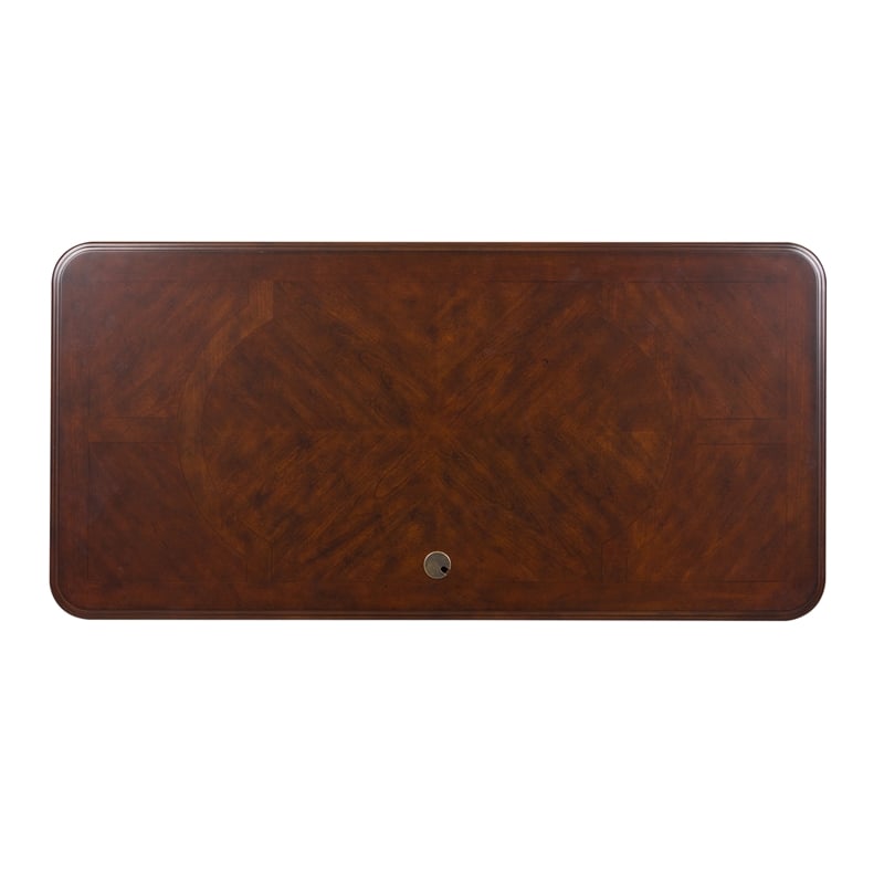 Brayton Manor Dark Brown Jr Executive Desk