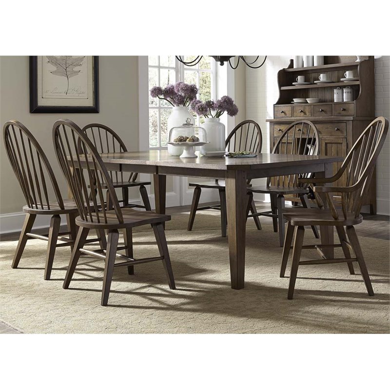 Liberty Furniture Hearthstone 7 Piece Rectangular Table Set