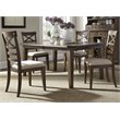 Liberty Furniture Hearthstone 5 Piece Dining Set in Rustic Oak